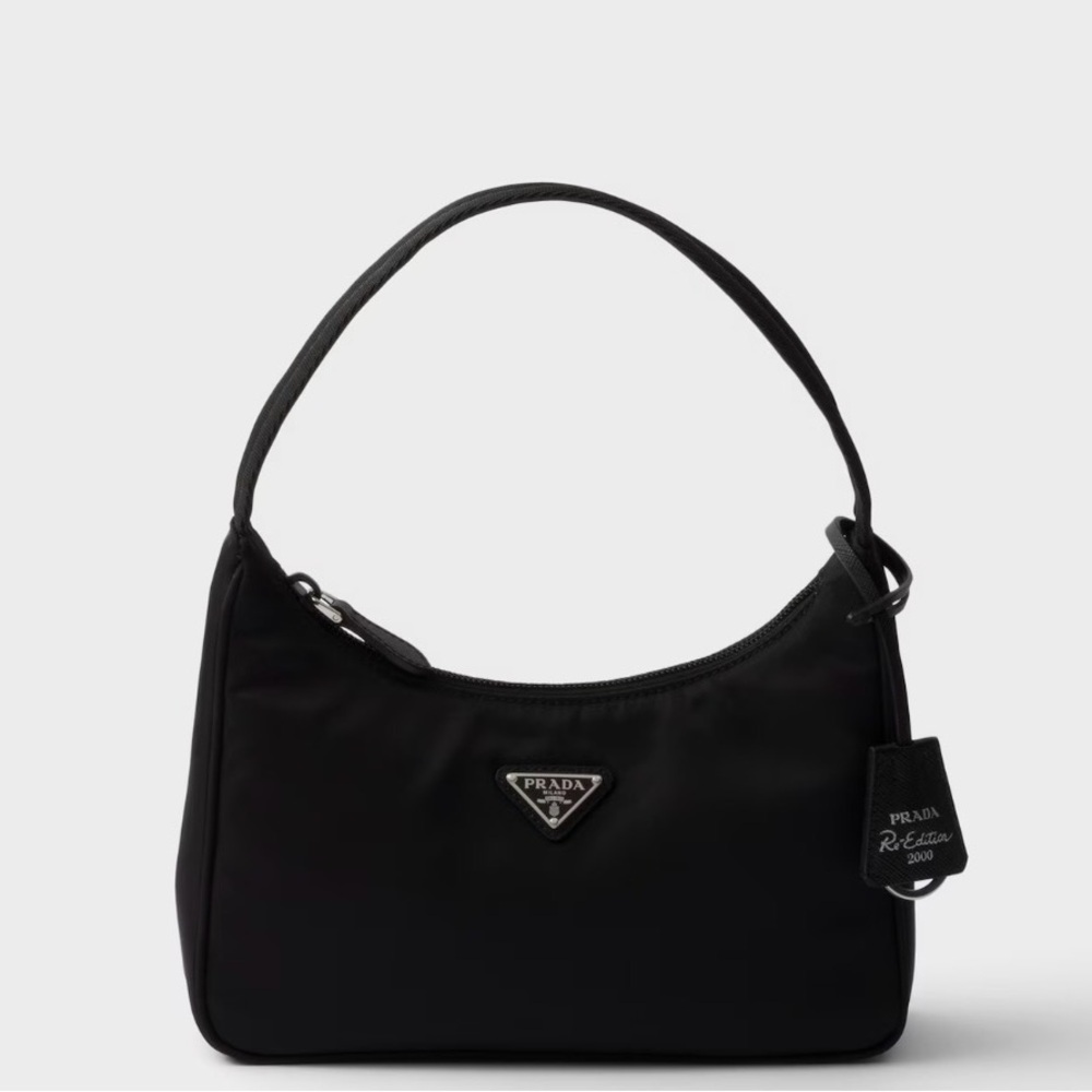 Black Nylon fashion Bag